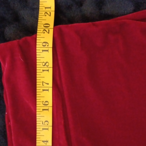 KILLSTAR RED RUBY VELVET LEGGINGS 4X RUNS SMALL Hemmite - Picture 5 of 5